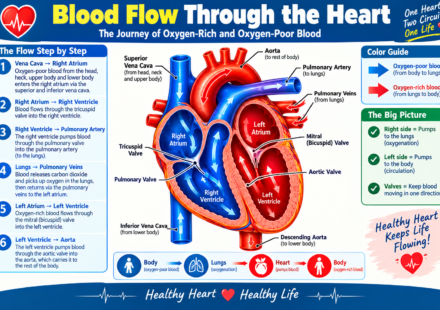 Blood Flow Through the Heart